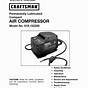 Craftsman 125 Psi Air Compressor Manual