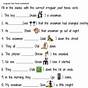 Past Tense Ed Worksheets