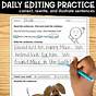 Daily Oral Language Worksheet