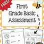 First Grade Assessment Test Printable
