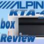 Alpine Kta 450 Manual