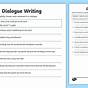 Editing Dialogue Worksheet