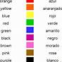 Spanish Color Words Worksheet