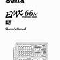 Yamaha Emx5016cf Owner's Manual Specifications