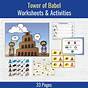 Tower Of Babel Worksheets