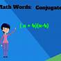 Conjugate Math Worksheet