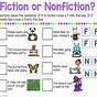 Fiction Nonfiction Worksheet Kindergarten