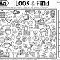 Find The Hidden Objects Worksheet