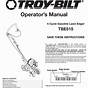 Troy Bilt Tb240 Parts Manual