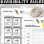 Divisibility Rules 4th Grade Worksheet