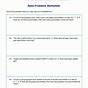 Ratio Problems Worksheets