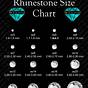 Actual Printable Rhinestone Size Chart