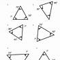 Triangle Angle Sum Theorem Worksheets