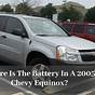 Chevy Equinox 2011 Battery Location