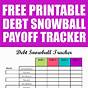 Debt Snowball Worksheet Printable
