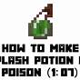 How To Make Poison Potion Minecraft