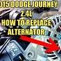 How To Replace Alternator Dodge Journey 2015