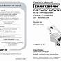 Craftsman V20 Lawn Mower Manual