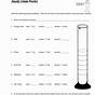 Density Science Worksheet 8th Grade