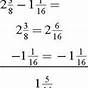 Subtracting Fractions And Mixed Numbers