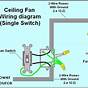 Ceiling Fan With Two Switches Wire Diagram