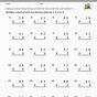 Multiplying By 5 Worksheets
