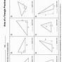 Finding Area Of Triangles Worksheet