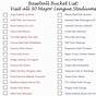 Mlb Stadium Checklist Printable