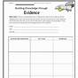 Evidence Gathering Worksheet 4th Grade