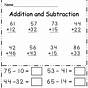 Mixed Addition And Subtraction With Regrouping Worksheets