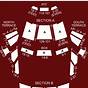 Detailed Seat Number Greek Theater Seating Chart