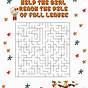 Fall Maze Printable