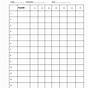 Printable Baseball Lineup Sheet