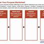 Find Your Purpose Worksheets