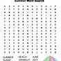 Summer Free Printable Word Searches