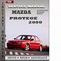 2000 Mazda Protege Manual Pdf