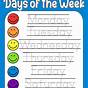 First Week Of Kindergarten Worksheet