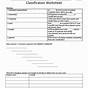 Practice With Taxonomy And Classification Worksheet Answers