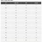 Reebok Shoe Size Chart