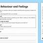 Thoughts Feelings Behaviors Worksheets