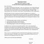 Sample Cover Letter For Management Position