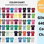 Gildan T-shirt Color Chart