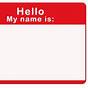 Sample Name Tag For Students