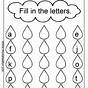 Fill Alphabet For Kindergarten Worksheet