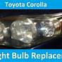 2001 Toyota Corolla Headlight Bulb