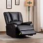 Swivel Rocker Recliner Chair Manual Leveler