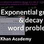 Exponential Growth And Decay Word Problems Worksheet