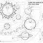 Solar System Black And White Clipart