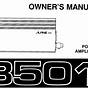 Alpine Sec 150r Owner's Manual