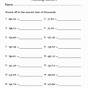 Rounding To The Nearest Thousandth Worksheet